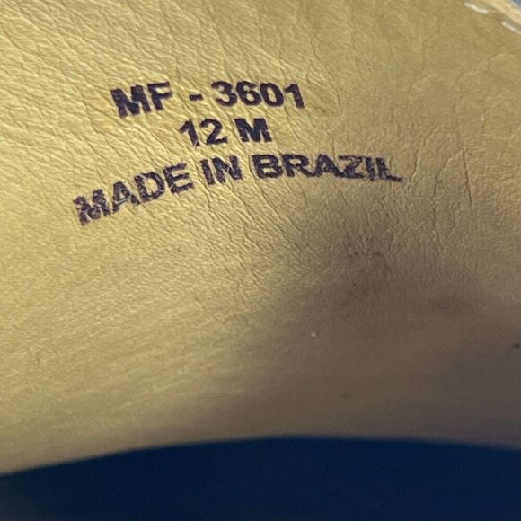 Mercanti Fiorentini MF-3601 Black Relax Slip-On Leather Size 12M Driving Loafers - Picture 9 of 9